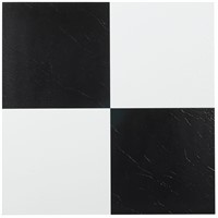 Achim Nexus Black&White 20pc Self Adhesive Tiles