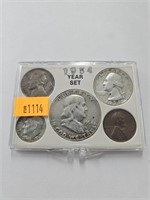1954 year set silver