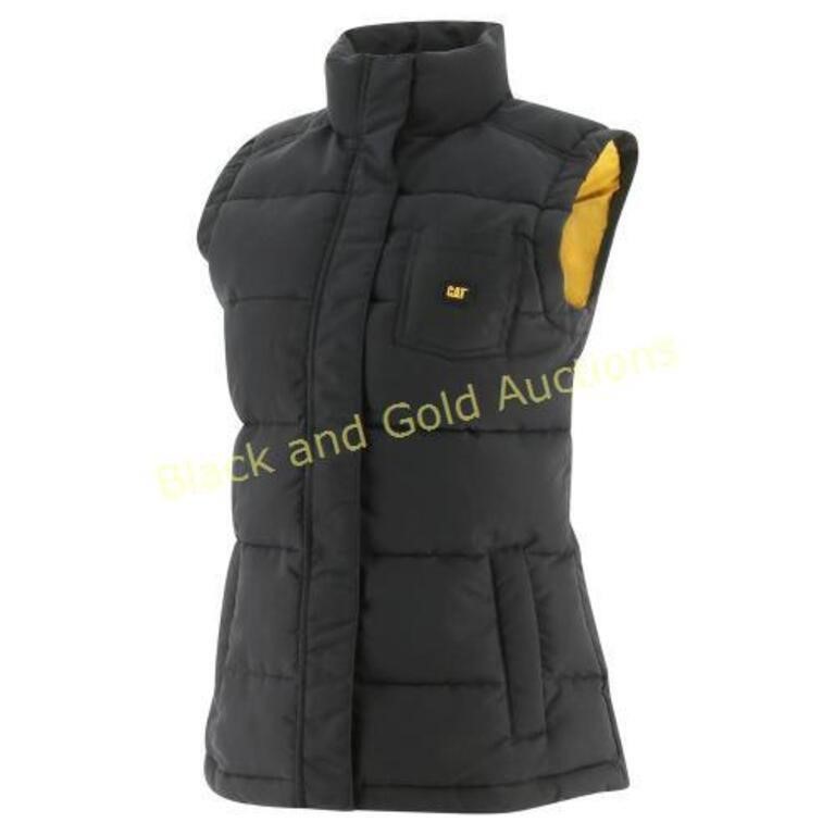 New Women’s Large CAT Black Arctic Zone Vest