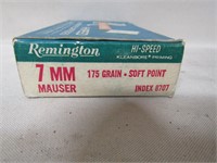 20 Rounds of Rem. 7mm Mauser (7x57)
