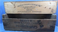 American Cyanamid Explosives Box & Oliver Iron &