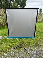 Vtg Pioneer Projection Screen Smaller