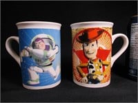 2 tasses Buzz et Woody de Toy Story