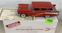 1957 Die Cast Chevy Bel Air Nomad 1:24 scale