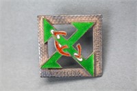 Silver breast star badge Bulgarian Samarinka Soc.