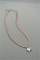 Sterling Silver Star Pendant on Cord