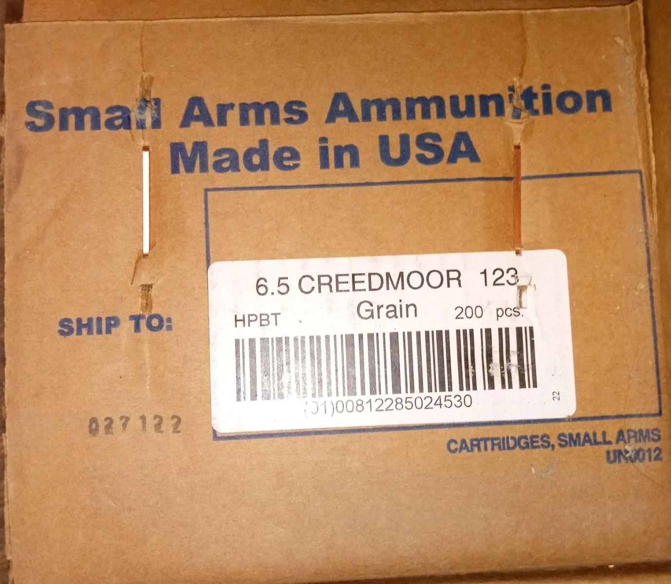 Armscor 6.5 Creedmoor Rifle Ammo - 123 Grain |Holl