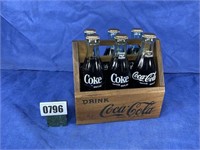 Coca-Cola 6 Pack, 6.5 Oz. w/Wooden Crate