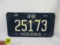INDIANA LINCESE PLATE
