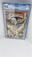 CGC 9 Adventures of Superman #443 DC comics