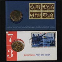 US Coins Bicentennial  First Day Commemorative/Sta