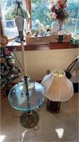 End table lamp & floor lamp