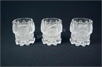 Berlin Design Crystal Goblets w Cameo's