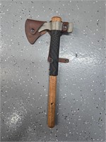 CRKT Axe with leather axe cover