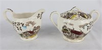 Vintage Staffordshire England Porcelain Set