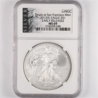 2013-(S) Silver Eagle NGC MS69