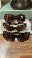 One pair of Versace sunglasses made in Italy,