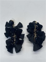 Baublebar Black Tassel Earrings 3in L