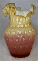 Early 1900s Flattened Hobnail 5.5" Vase