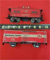 Marx Caboose #92812, merchandise Service Box Car