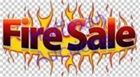 Fire Sale, any & all items receiving no bids