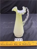 Satin Glass Vase/Pitcher