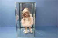 Collector Doll In Glass Case