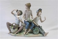 Lladro Porcelain Figure Group,