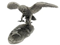 1978 Hudson Pewter H Wilson Owl in Flight