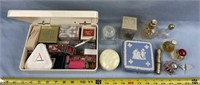 Vintage Avon and other Perfumes, Wedgwood Box,