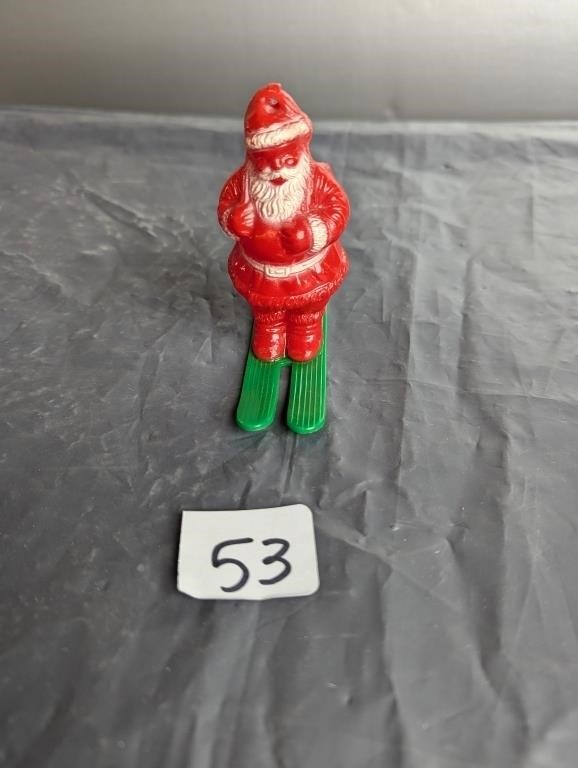 Vintage Christmas Irwin, Hard Plastic Candy Holder