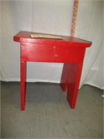 Hand Made Wood Step Stool / Bench