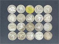 20 - early silver quarters