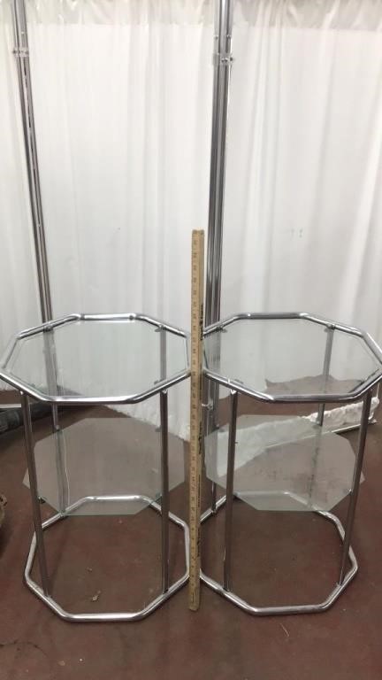 2-light weight side tables