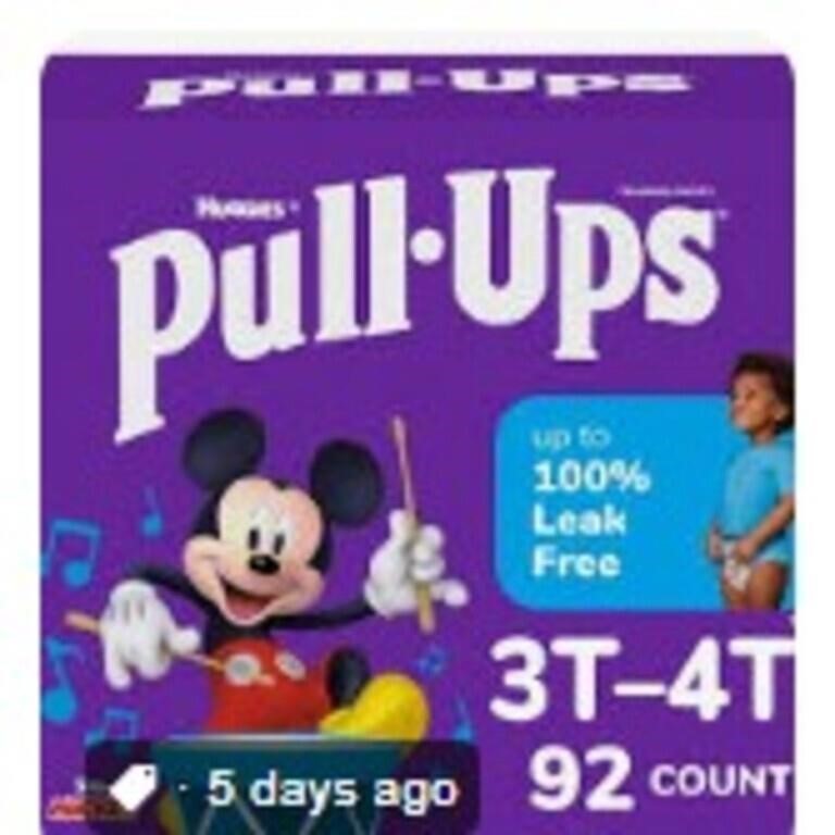 Huggies Pull Ups 3t-4t 92 Count