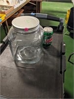 Glass cannister Jar w/ Lid