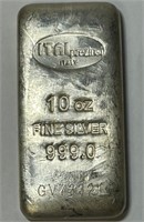 S - 10 OZS .999 FINE SILVER (A11)