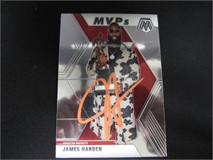 James Harden Signed Trading Card Direct COA
