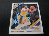 Anthony Davis Signed Trading Card FSG COA