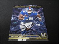 Saquon Barkley Signed Trading Card GAA COA