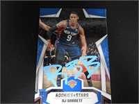 RJ Barrett Signed Trading Card RC FSG COA