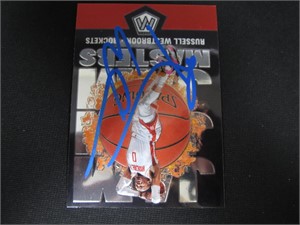 Russell Westbrook Signed Trading Card FSG COA