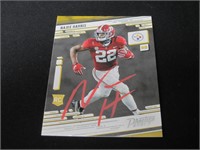 Najee Harris Signed Trading Card RC Direct COA