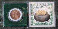 UNC Lucky Irish Penny In Orginal Packaging
