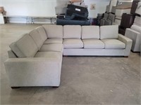 Synergy 2 PC - Grey Fabric Sectional Set