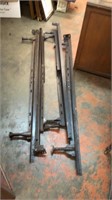 Two Sets Of Metal Bed Rails