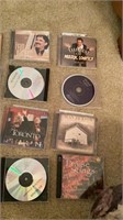 Assortment of CDs and VHS tapes, gospel, Michael