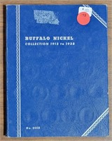 BUFFALO NICKEL BOOK W/ 49 COINS - 1913-1938