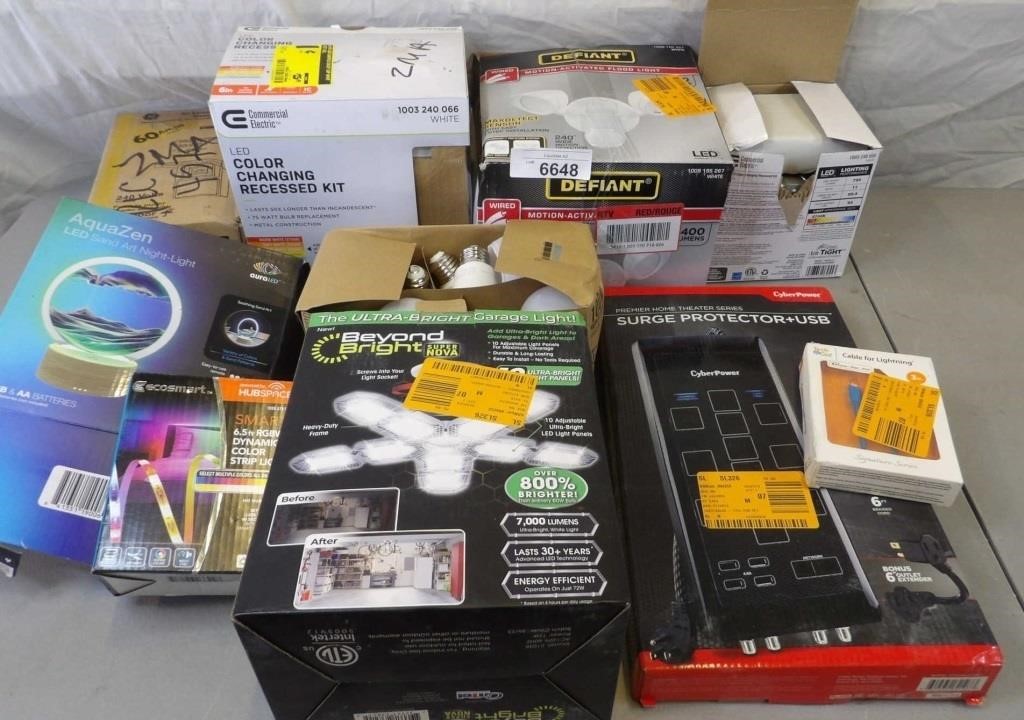 Surge Protector, Garage Light & More