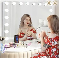 Large Makeup Mirror w/speaker + charger